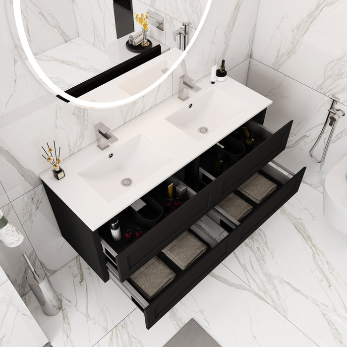 FMB1221-WH PVC Bathroom Vanity With Stone Top 46/3-4’‘*18’‘*22’‘