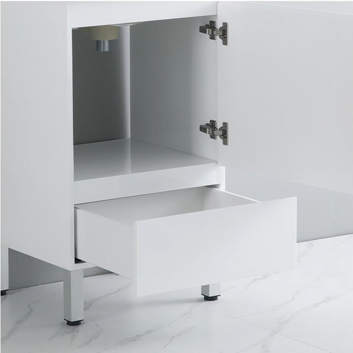 PVC Bathroom Vanity With Ceramic Top 20‘’*18.3‘’*34‘’