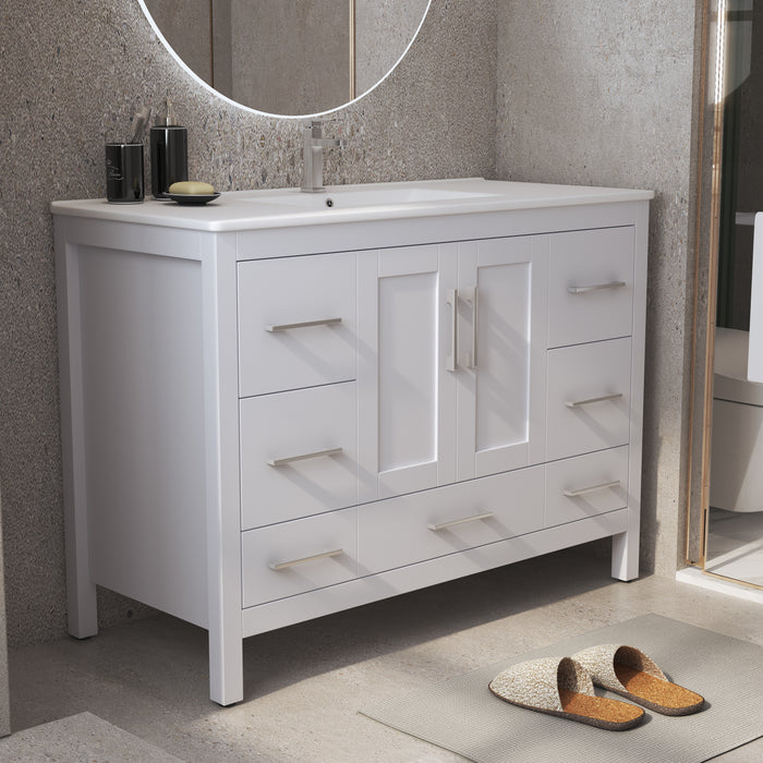 V2201-48 S60 Solid Wood Vanity