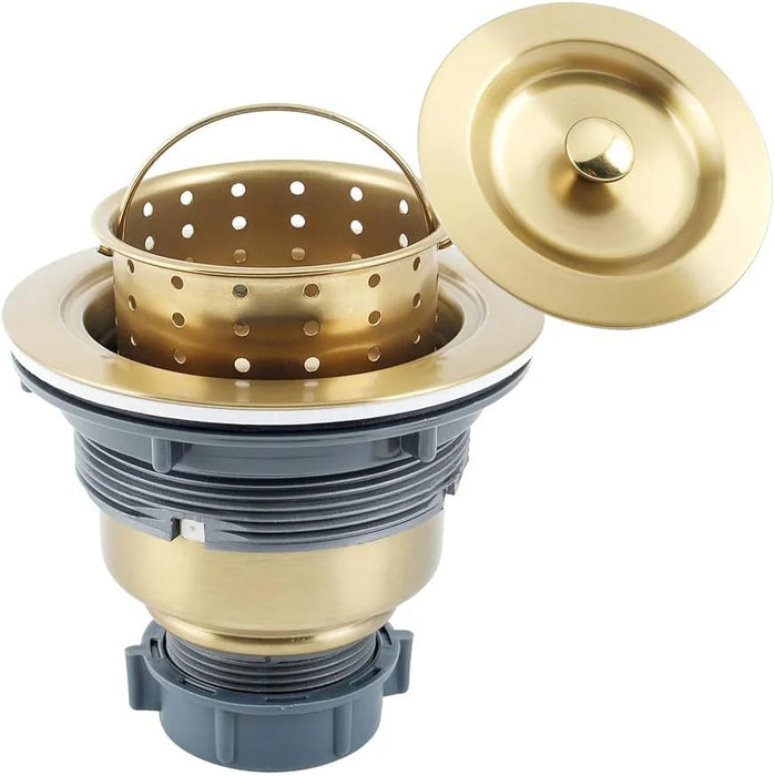 Silver/Black/Gold Stainless Steel Basket Strainer for Kitchen Sink