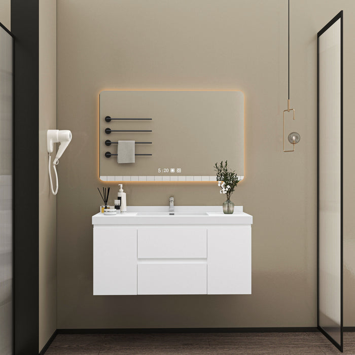 UMV-GW48 PVC Bathroom Vanity With Stone Top 47‘’*19.5‘’*20‘’