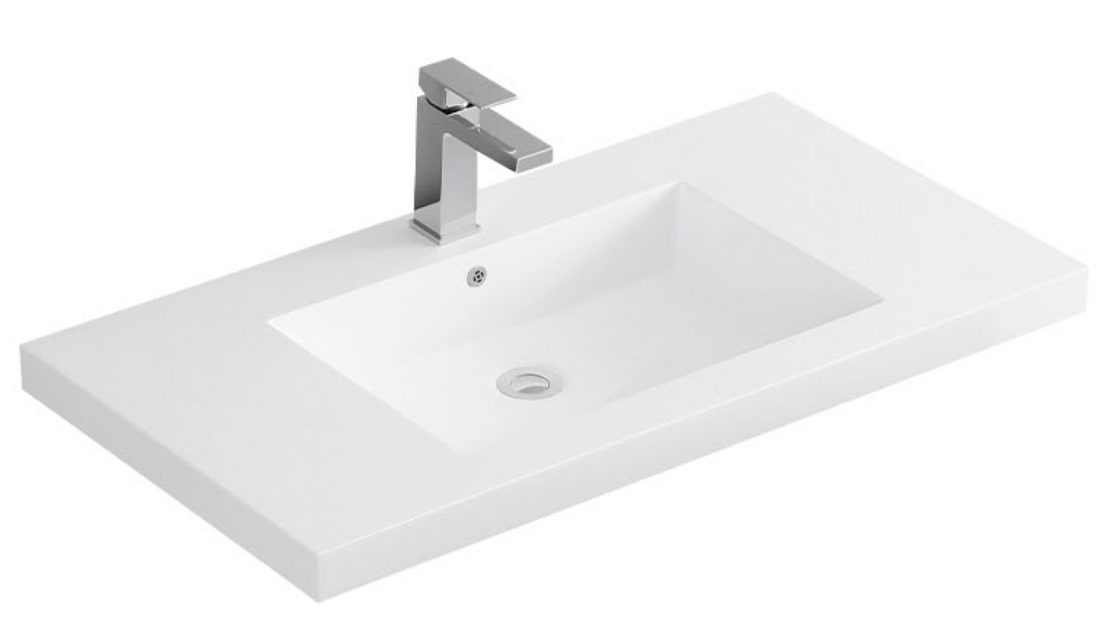 UCW-3-36 China Rectangular Vessel Bathroom Sink with Overflow