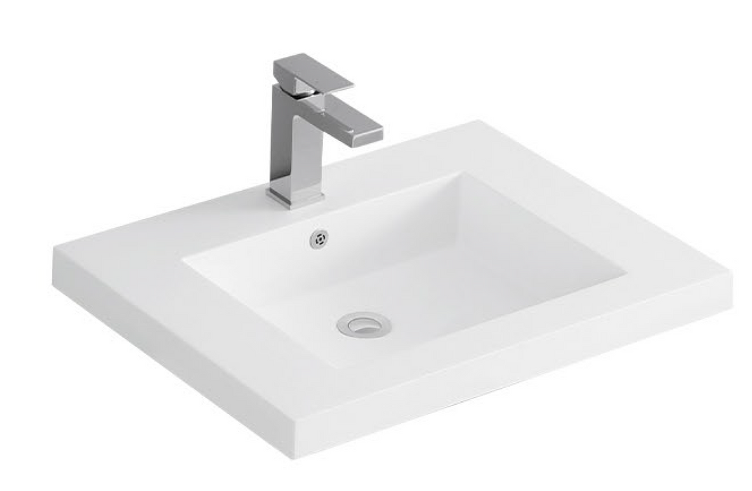 UCW-3-24 China Rectangular Vessel Bathroom Sink with Overflow