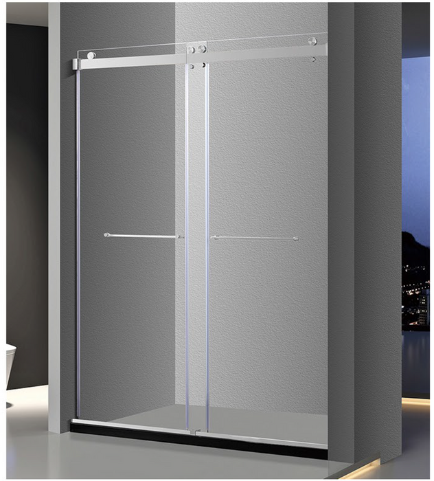 PF-92 Double Sliding Door Frameless Shower Door