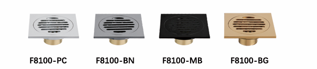 Floor Drain F8100 PC/BN/MB/BG