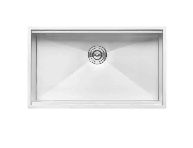 30 Inch Silver Workstation Single Bowl Stainless Steel Kitchen Sink with Cutting Board 30*18*10 KDK-3018S