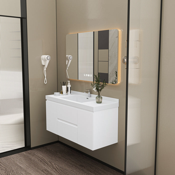 UMV-GW48 PVC Bathroom Vanity With Stone Top 47‘’*19.5‘’*20‘’