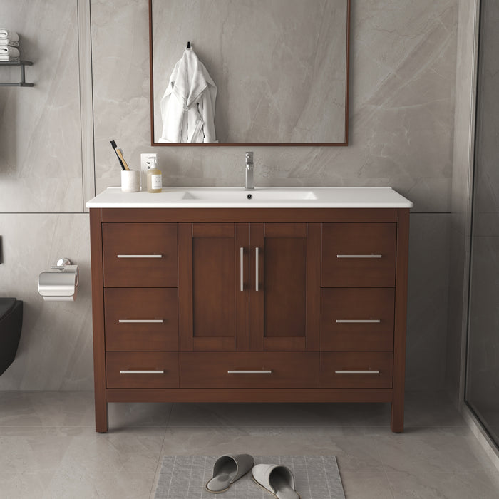 V2201-48 S60 Solid Wood Vanity