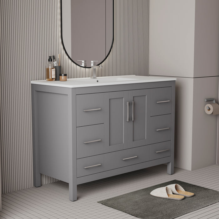 V2201-48 S60 Solid Wood Vanity