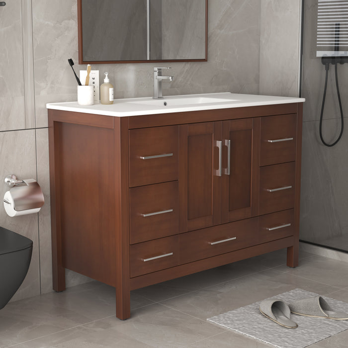 V2201-48 S60 Solid Wood Vanity