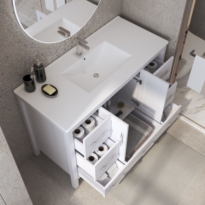 V2201-48 S60 Solid Wood Vanity