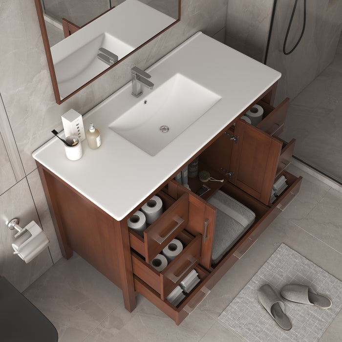 V2201-48 S60 Solid Wood Vanity