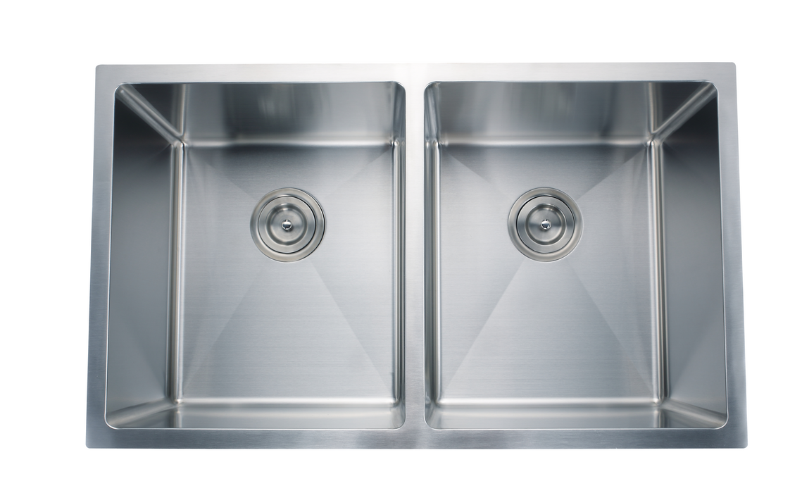 KDK-3219D Undermount Double Bowl Stainless Steel Kitchen Sink 32‘’*19‘’*10‘’