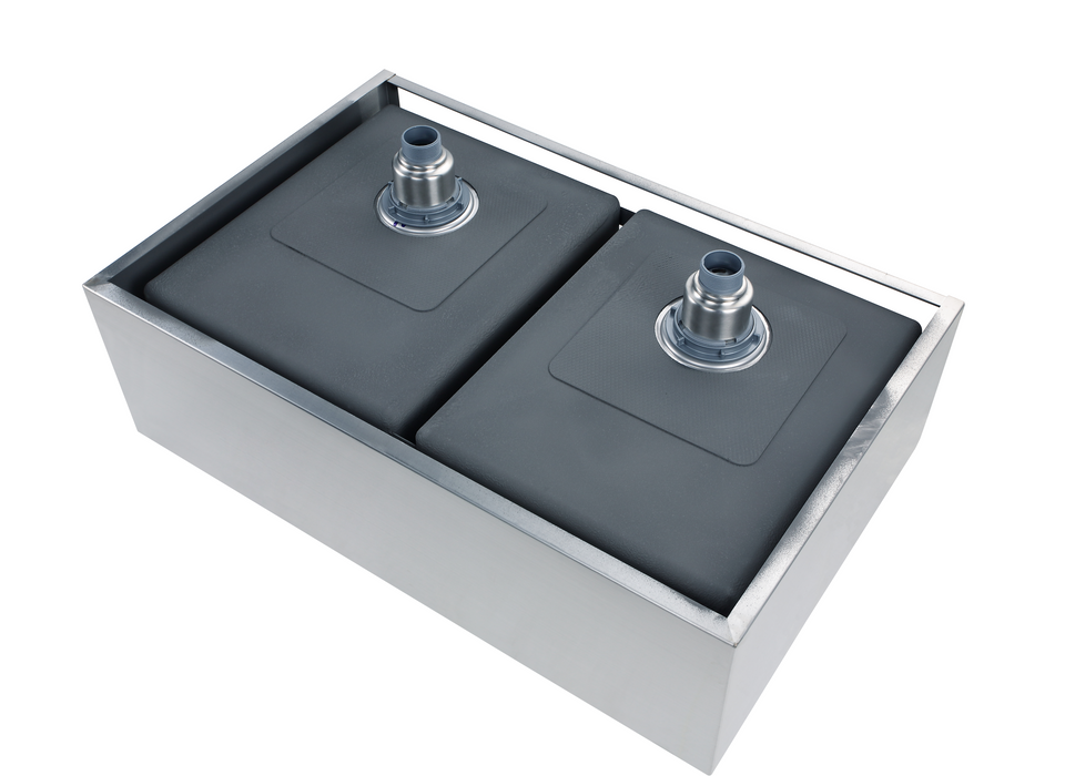 KDK-3321CLR Undermount Double Bowl Stainless Steel Kitchen Sink 33‘’*21‘’*10‘’