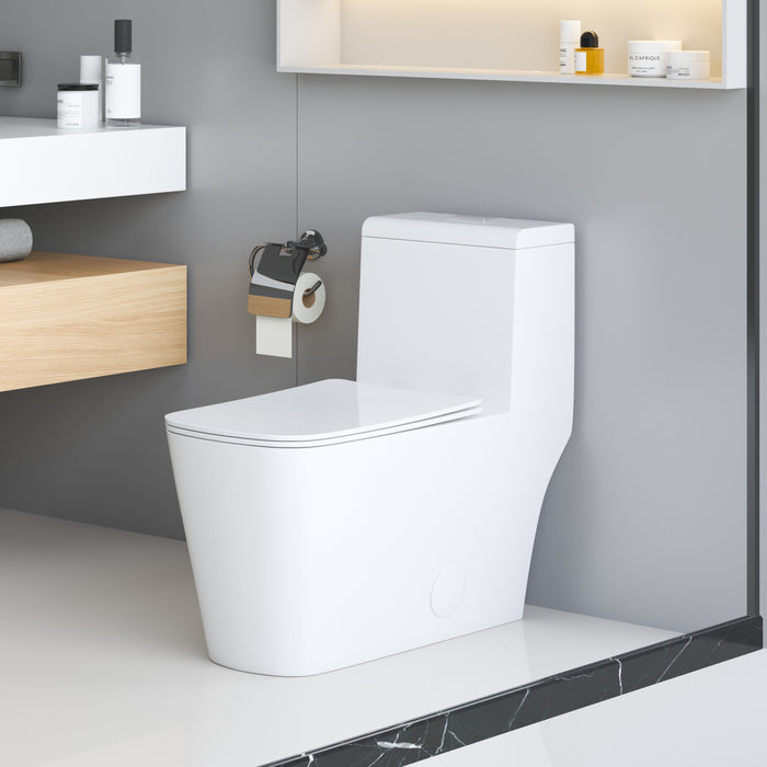 A09 Siphonic one-piece toilet 6/4.2 Litre 28"*14-1/8"*29-1/8"