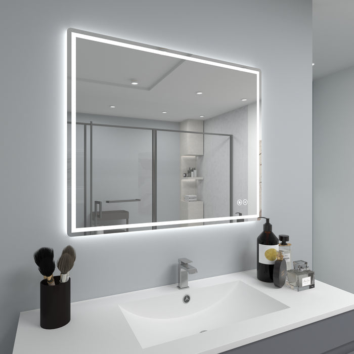 AT3630 LED Backlit Mirror ON/OFF+3CCT+Anti-Fog 36‘’*30‘’