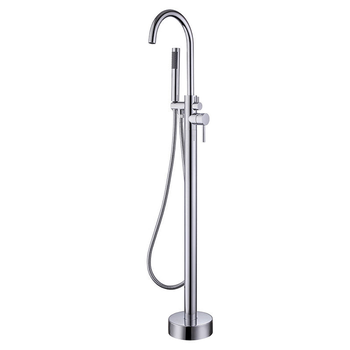 F102 Single Handle Floor Mounted Freestanding Tub Faucet