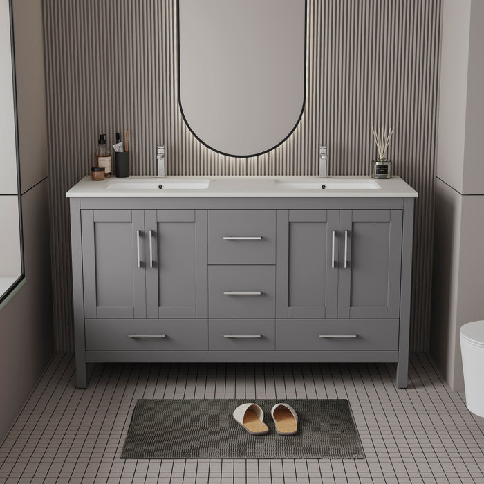 V2201-60 72 Solid Wood Vanity