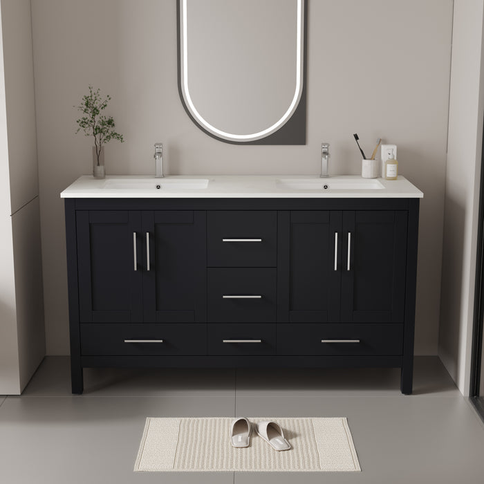 V2201-60 72 Solid Wood Vanity