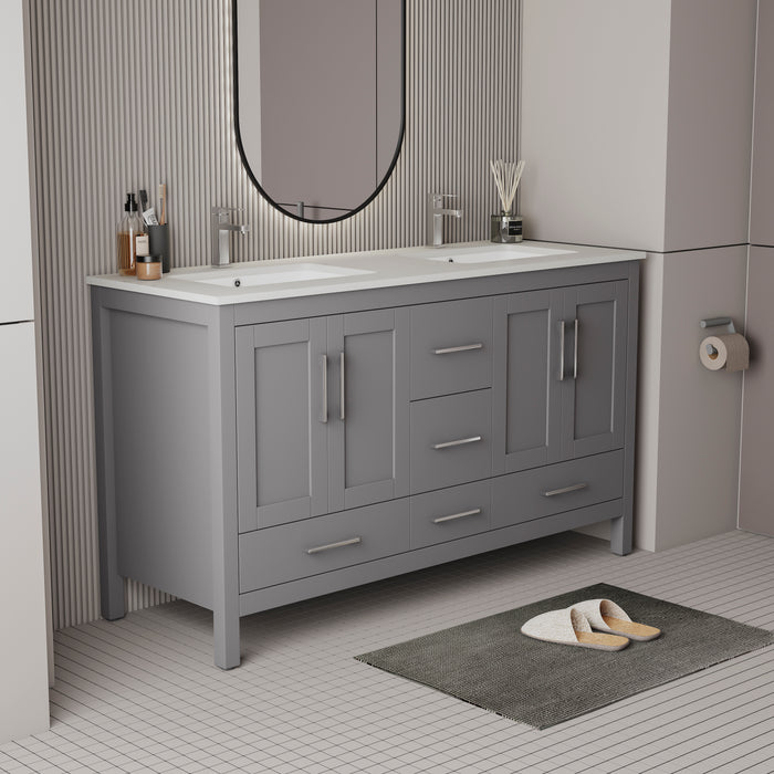 V2201-60 72 Solid Wood Vanity