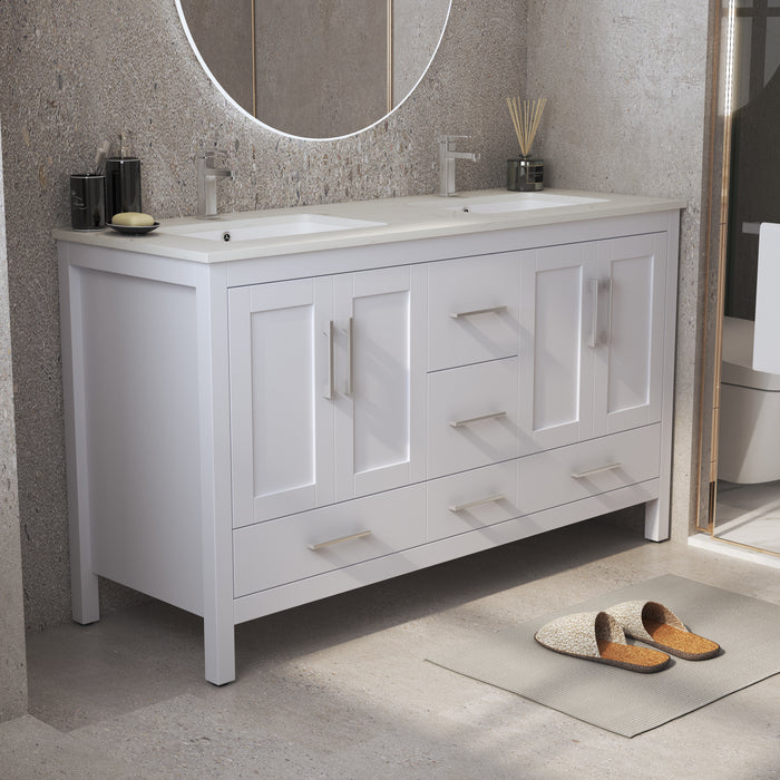V2201-60 72 Solid Wood Vanity