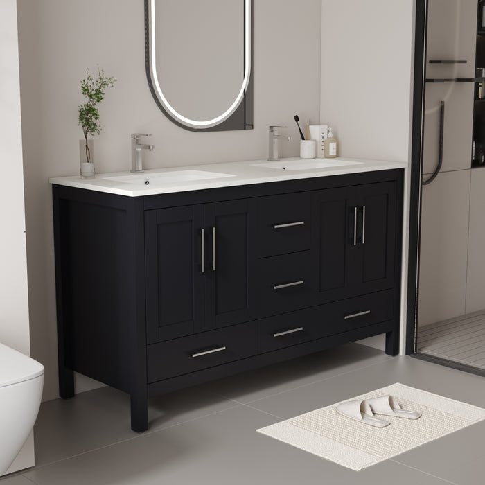 V2201-60 72 Solid Wood Vanity