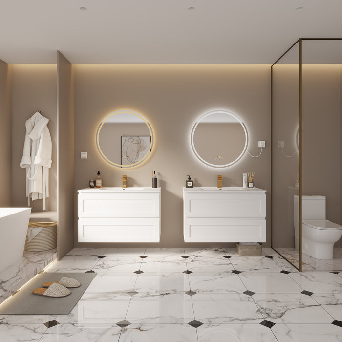 RWT30-1 LED Backlit Mirror ON/OFF+3CCT+Anti-Fog 30‘’*30‘’