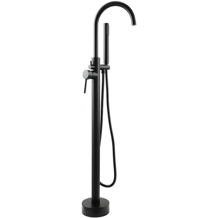 F102 Single Handle Floor Mounted Freestanding Tub Faucet