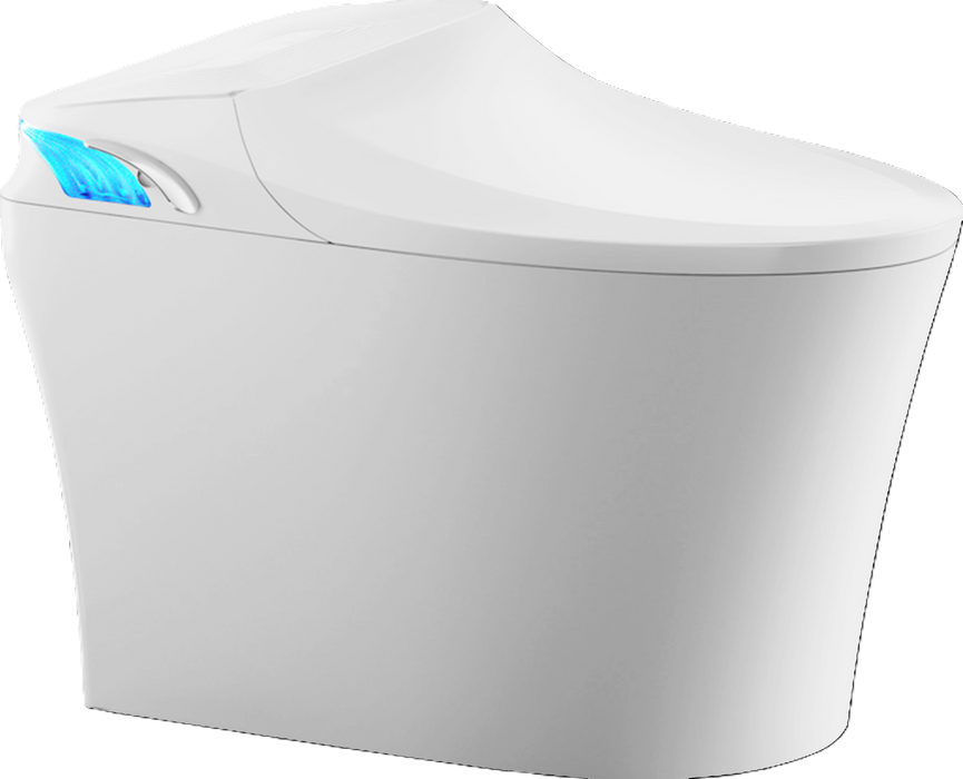 Intelligence Toilet with Auto Open Lid, Foot Sensor & Instant Heating – Floor Mounted S-Trap 300mm A18st Intelligence Toilet