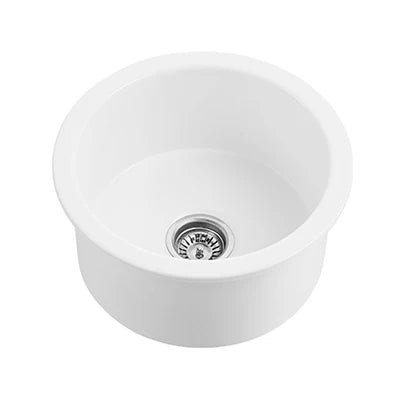 Camden Cast Clay Culinary round   insert/undermount   Basin   470*228mm Nadia FireClay Insert Sink