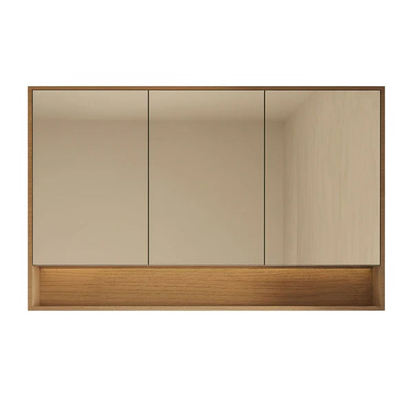 Classic Oak and Prime Oak Grace Mirror Cabinet – Soft-Close Doors, 2/3/4 Door, 600–1480mm GALSV600/750/900/1200