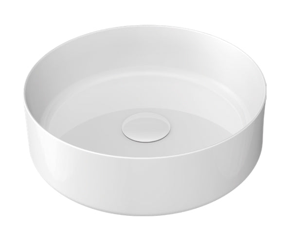 K517W White Vitreous China Circular Bathroom Sink