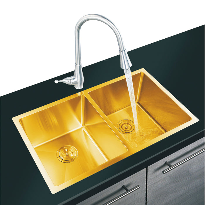 KDK-3219DT Undermount Single Bowl Stainless Steel Kitchen Sink 32‘’*19‘’*10‘’