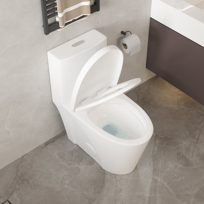 A11 Siphonic one-piece toilet 4.8 Litre 27-1/8’‘*15-1/2’‘*30-2/3’‘