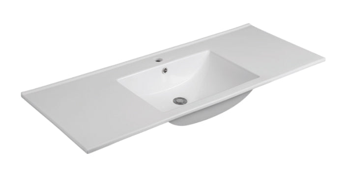 C3722 Vitreous China Rectangular Drop in Bathroom Sink with Overflow