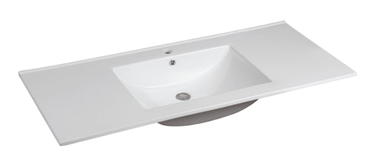 C4322 Vitreous China Rectangular Drop in Bathroom Sink with Overflow