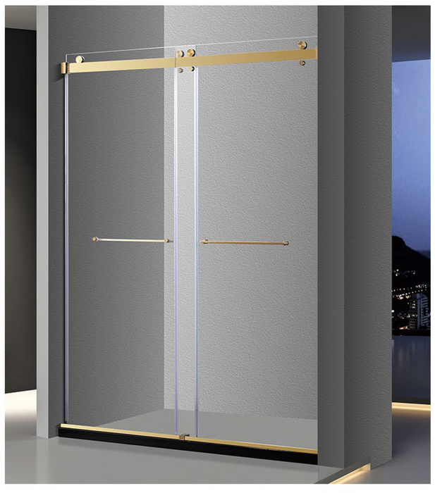 PF-92 Double Sliding Door Frameless Shower Door