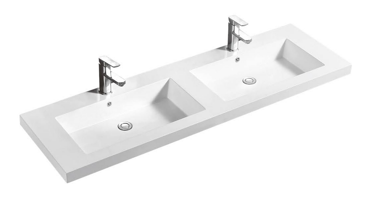 UCW-3-72 China Rectangular Vessel Bathroom Sink with Overflow 71‘’*18‘’*4.8‘’