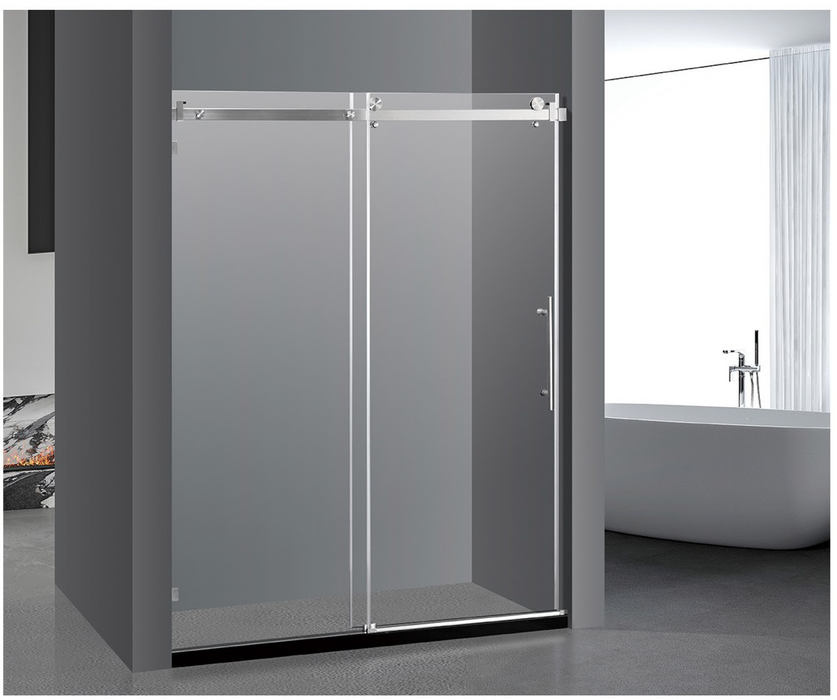 PF-100-6077 Double Sliding Door Frameless Shower Door