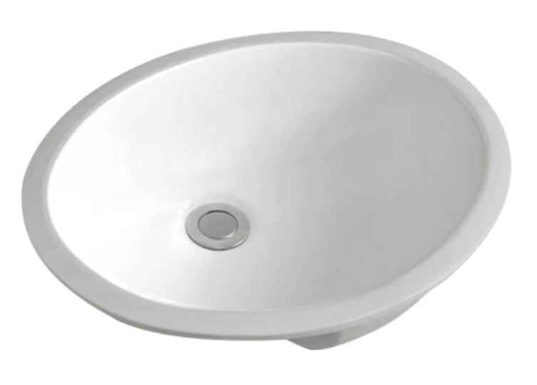 B04 Ceramic Rectangular Undermount Bathroom Sink