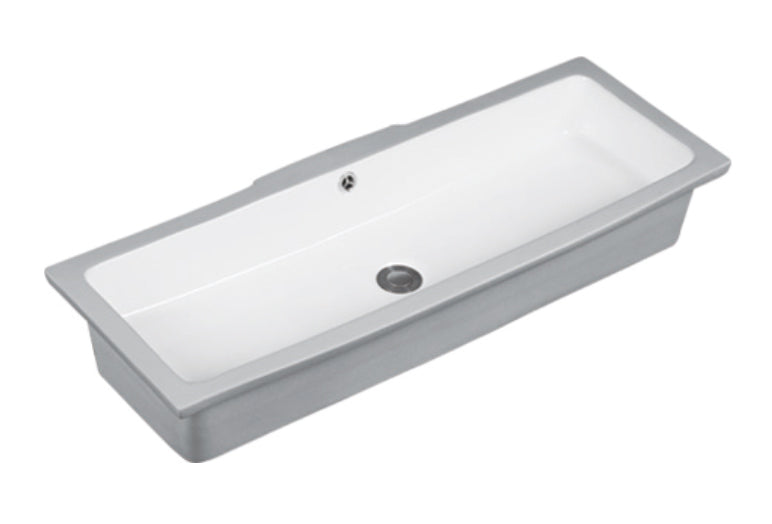 B33 Ceramic Rectangular Undermount Bathroom Sink