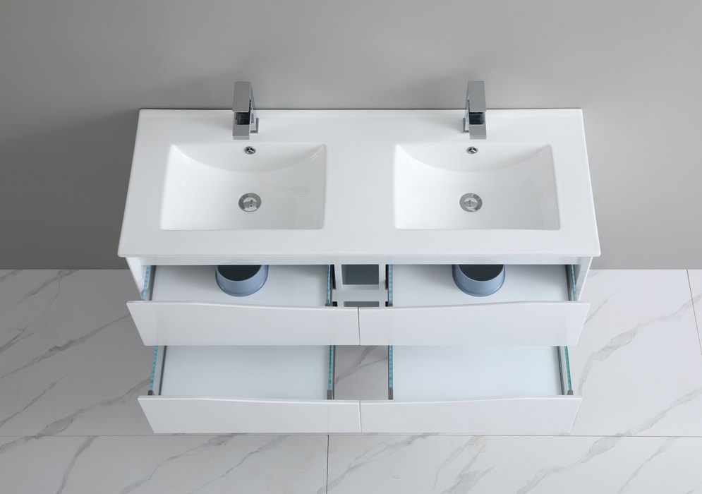 PH48GW Single Bathroom Vanity with Ceramic Top 46-7/8''*18''*19-5/8''