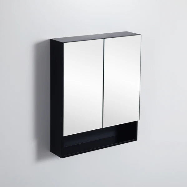 FLORENCE Mirror Shaving Cabinet – Matte Black / Matte White, Soft-Close, 600–1480mm FSV600/750/900/1200/1500