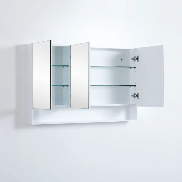 FLORENCE Mirror Shaving Cabinet – Matte Black / Matte White, Soft-Close, 600–1480mm FSV600/750/900/1200/1500