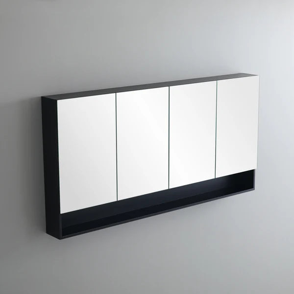 FLORENCE Mirror Shaving Cabinet – Matte Black / Matte White, Soft-Close, 600–1480mm FSV600/750/900/1200/1500