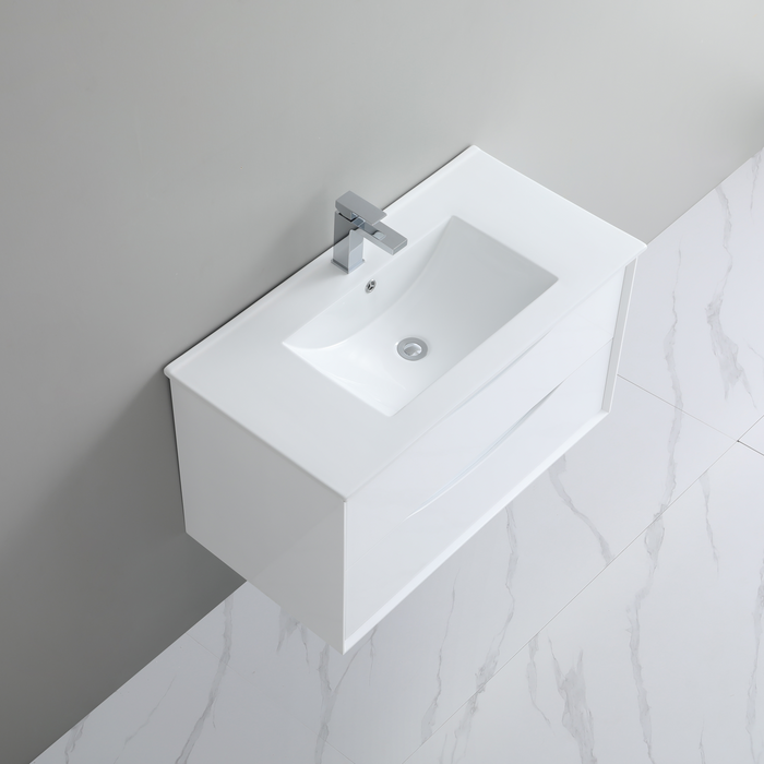 Single Bathroom Vanity with Ceramic Top 35''*18''*19-5/8''