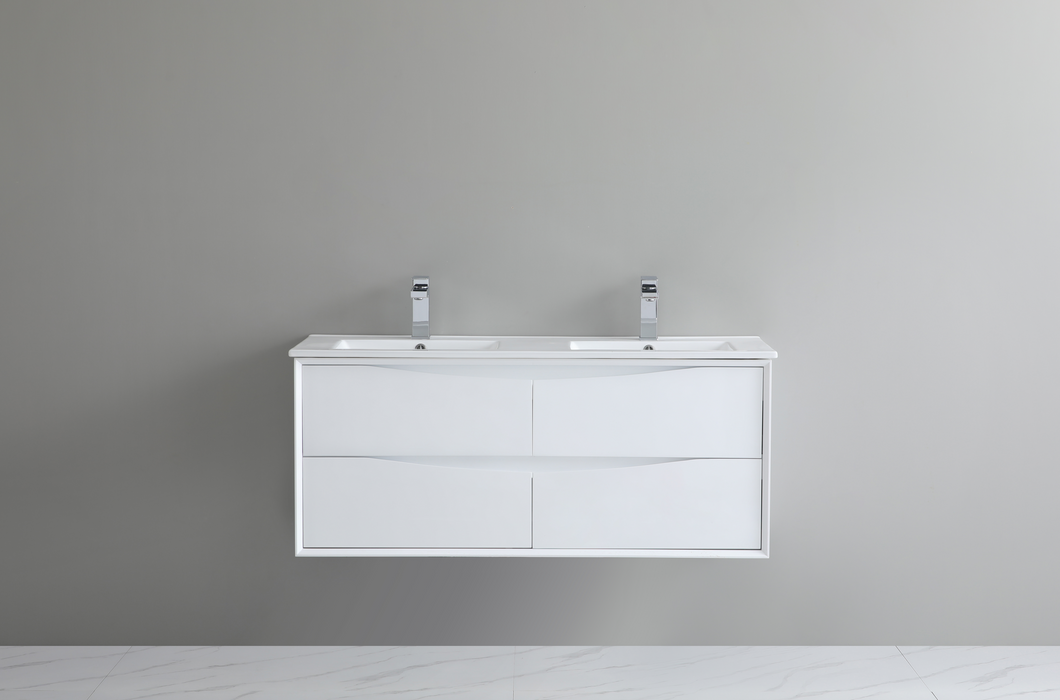 PH48GW Single Bathroom Vanity with Ceramic Top 46-7/8''*18''*19-5/8''