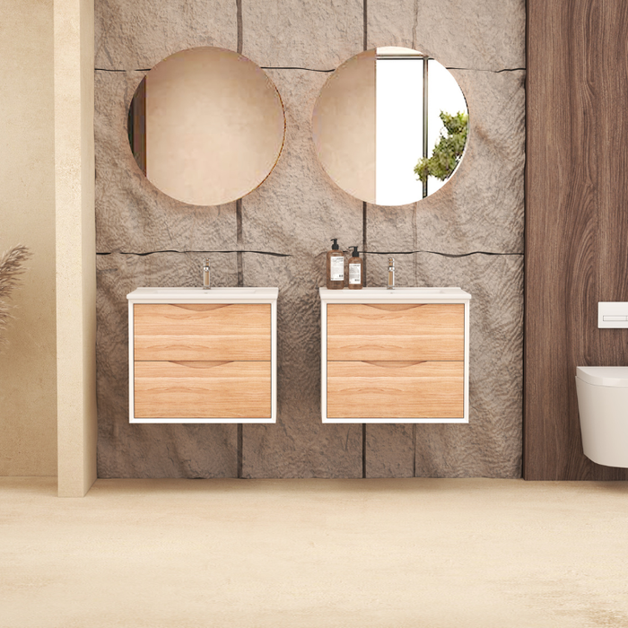 PVC Cabinet Two Drawer  23-1/4"- 59-1/8"