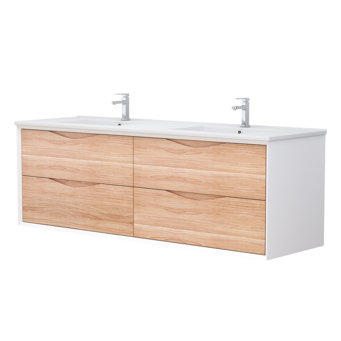 PVC Cabinet Two Drawer  23-1/4"- 59-1/8"