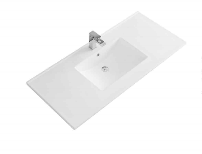 C4922 Vitreous Ceramic Rectangular Drop in Bathroom Sink with Overflow